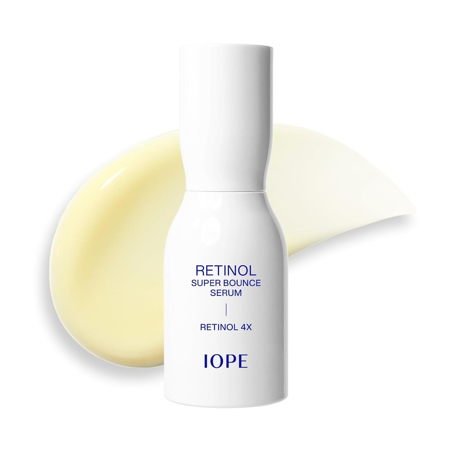 IOPE Retinol Super Bounce Serum | Korean Retinoid Eye Treatment for Anti-Aging, Beginner Friendly, Reduction in Fine Lines & Wrinkles, Firming and Rejuvenating, Daily Glow Routine, 1.01 Fl Oz.