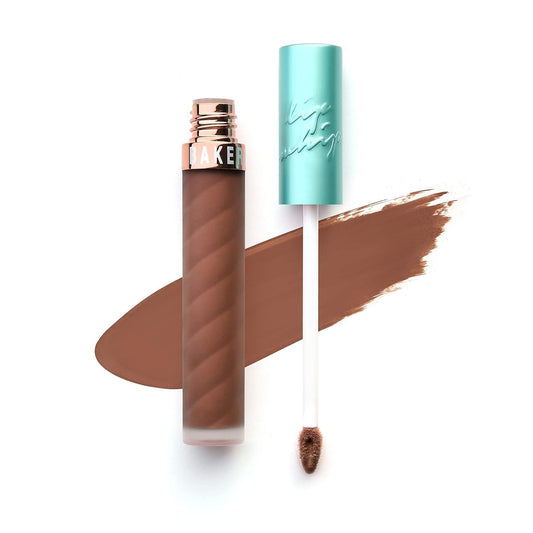Beauty Bakerie Lip Whip Liquid Lipstick for Women, Waterproof Lip Gloss, Tint, Stain Long Lasting Hydrating Moisturizer, Matte or Metallic, 3.5mL, Smore's D'oeurves