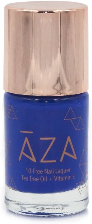 AZA Nail Polish - Vegan, 10-Free, Cruelty-Free, Non-Toxic, Chip Resistant, Fast Drying, Gel Like, Royal Blue, Gorgeous Shades (Shatter The Glass Ceiling)