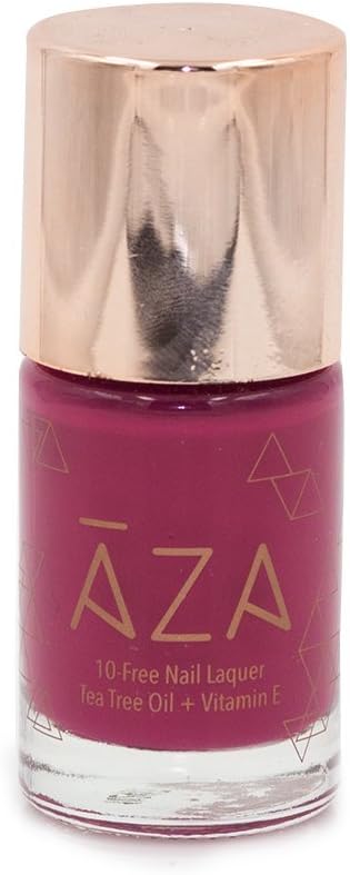 AZA Nail Polish - Vegan, 10-Free, Cruelty-Free, Non-Toxic, Chip Resistant, Made in USA,Deep Magenta Pink, Gorgeous Shades (No Love for Scrubs)