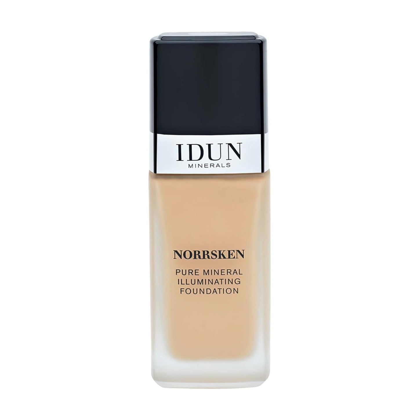 IDUN Minerals Liquid Norrsken Foundation - Silky Smooth Coverage - Luminous, Dewy Finish for Dry and Dull Skin - Water Resistant and Vegan Makeup - 209 Svea - Warm Medium - 1.01 oz