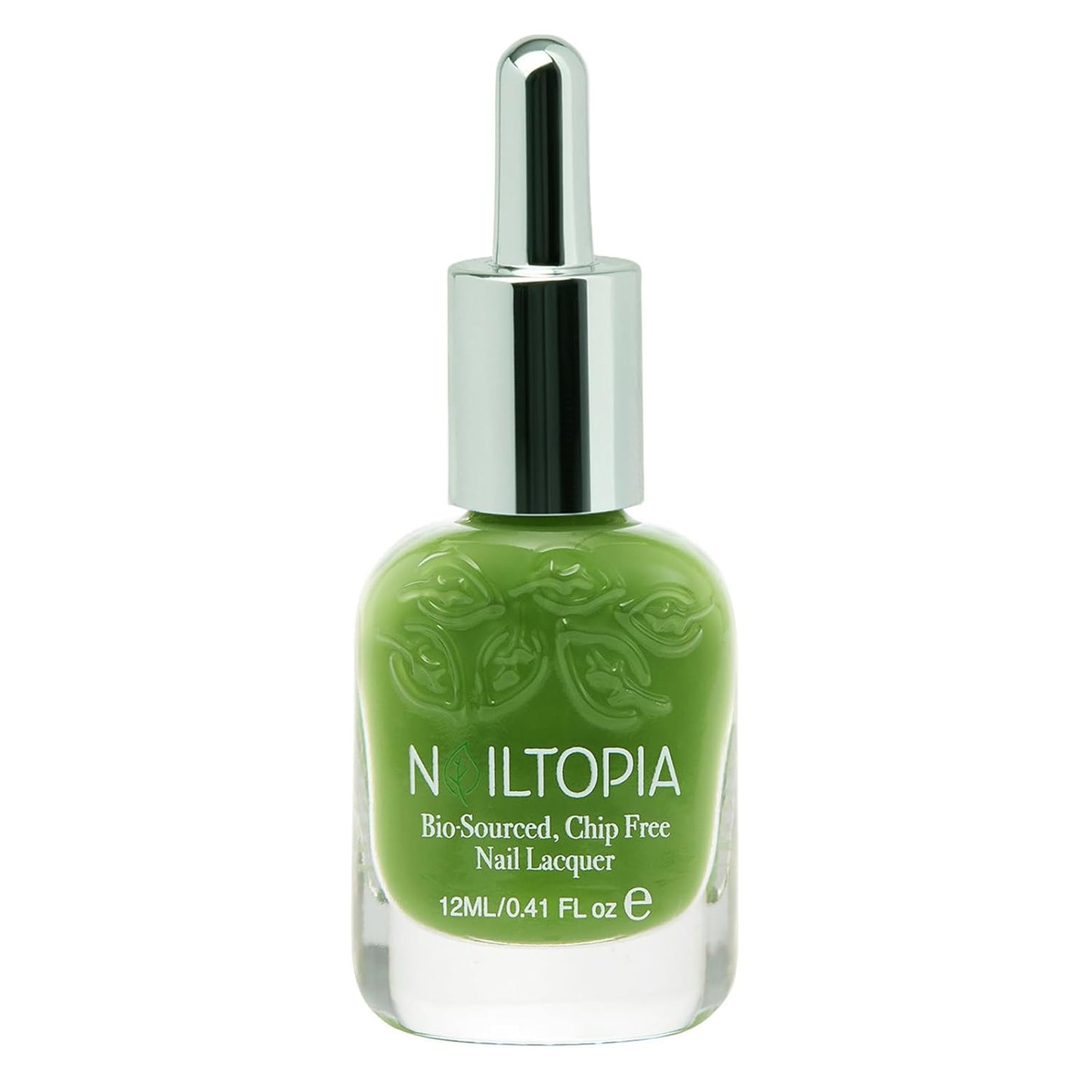 Nailtopia Bio-Sourced, Chip-Free Nail Lacquer - Fast Dry Nail Polish - Superfood-Infused - Natural Nail Polish - Green Goddess - 0.41 oz