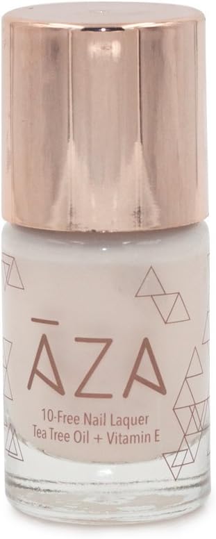 AZA Nail Polish - Vegan, 10-Free, Cruelty-Free, Non-Toxic, Chip Resistant, Fast Drying, Gel Like, Off White Cream, Neutral, Gorgeous Shades (Goddess)