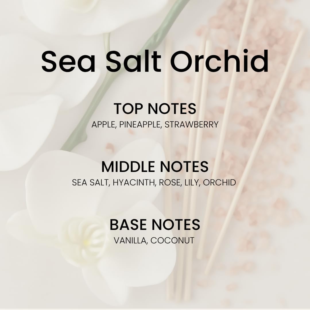 Sea Salt Orchid Luxury Room Spray | Elevate Your Space with 150ml Air Freshener Spray releasing a Symphony of Scents (Sea Salt Orchid)
