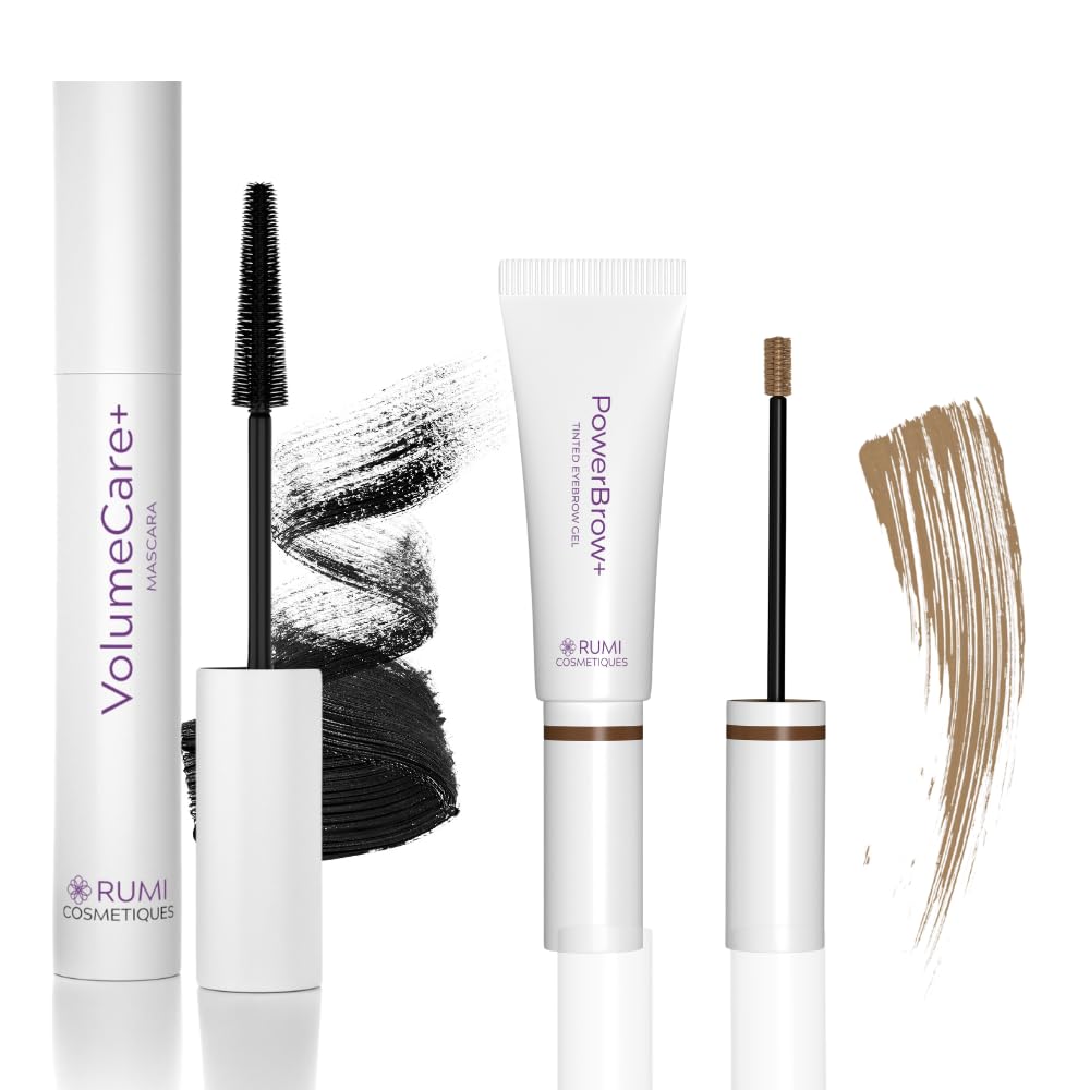 VolumeCare Plus Mascara + Eyebrow Gel (Natural Black and Latte)