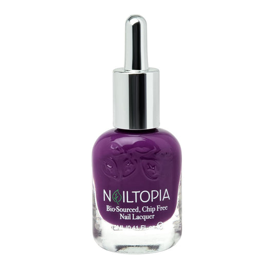 Nailtopia Bio-Sourced, Chip Free Nail Lacquer - All Natural, Strengthening Biotin and Superfood-Infused Polish - Chip Resistant Formula - Quick-Dry, Long Lasting Wear - Slide In My DMs - 0.41 oz