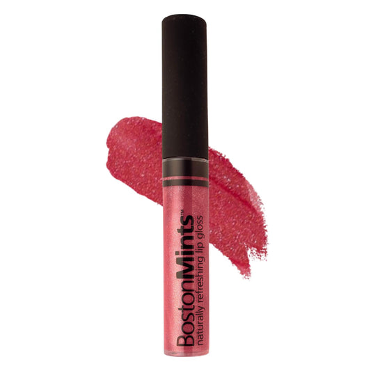 Mint Tucket Red Lip Gloss (.25oz) -Vegan, gluten-free, cruelty-free formula with Aloe, Vitamins C & E, and a refreshing hint of spearmint extract for soft and hydrated lips.