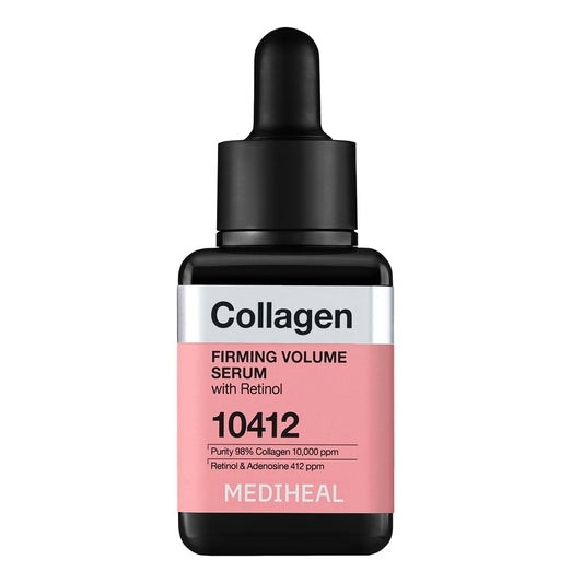 Mediheal Collagen Firming Volume Serum with Retinol 1.35 fl oz - Face Serum for Korean Glass Skin Look, Anti-Wrinkle, Pore Care & Long-Lasting Hydration
