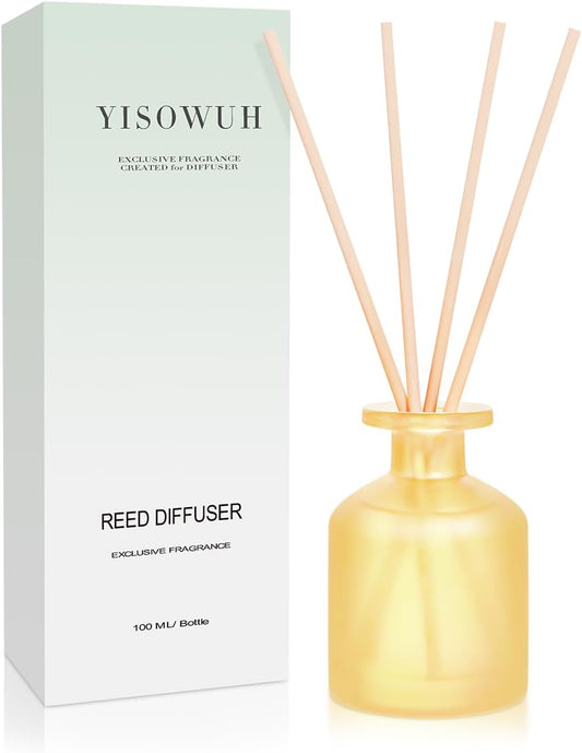 Reed Diffuser - BlackBerry Pineapple 3.38oz (100ml) 1 Pack Essential Oil Reed Diffuser Set with 8 Sticks, Long Lasting Fragrance for Home, Bathroom, Bedroom, Room, Decor