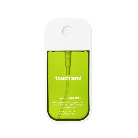 Touchland Power Essence Hydrating Body & Hair Fragrance, Rich Pistachio, 2 FL. OZ. Travel Size Body Mist