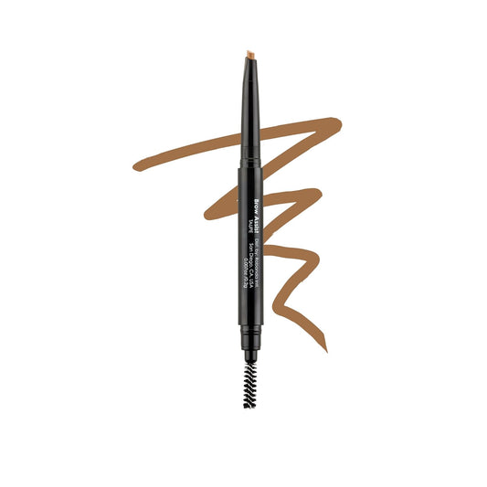 Bodyography Brow Assist – Taupe | Triangular Tip Eyebrow Pencil for Women with Built-In Spoolie | Defines, Fills & Shapes Brows | Mineral-Based Formula with Castor & Coconut Oil | Clean, Vegan