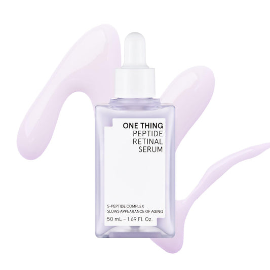 ONE THING Peptide Retinal Serum, Vitamin A, Faster Acting than Retinol, Retinaldehyde, Smooths Wrinkles, Refines Pores and Improves Elasticity, Korean Skincare 1.69 Fl.Oz, 50ml