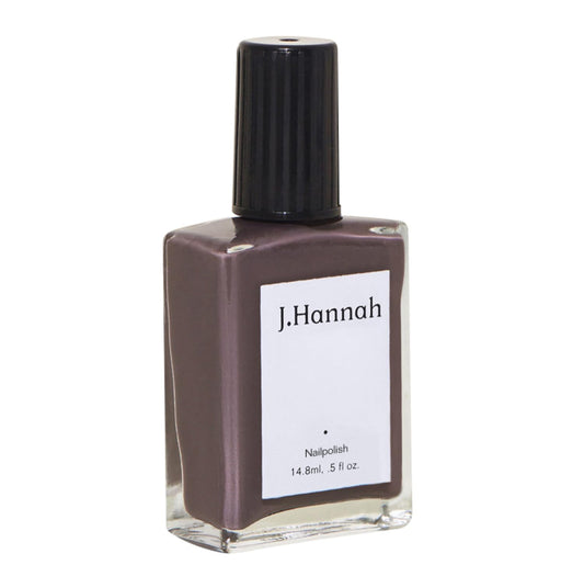 J. Hannah Nail Polish Vegan, Non-Toxic, Cruelty-Free, Gluten-Free, Long Lasting, USA Made, Deep Purple Color (Ikebana)