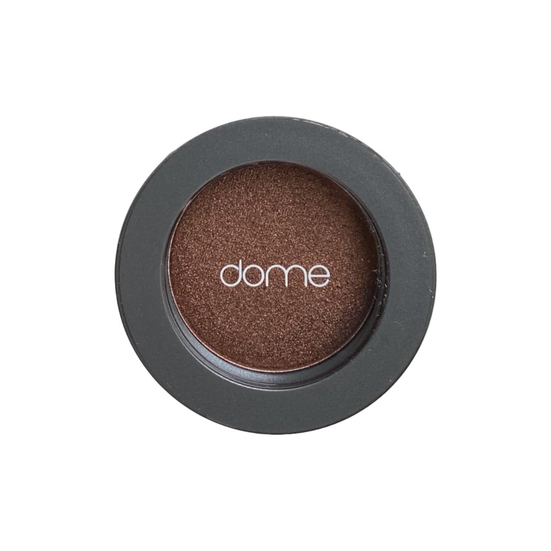 dome BEAUTY Diamond Eye Shadow - Vegan, Cruelty-Free Shimmer Eyeshadow, Easy-to-Blend Long-Lasting Eye Makeup, Paraben-Free, Sulfate-Free, Natural Metallic Eyeshadow - Brazen Bronze .07 oz