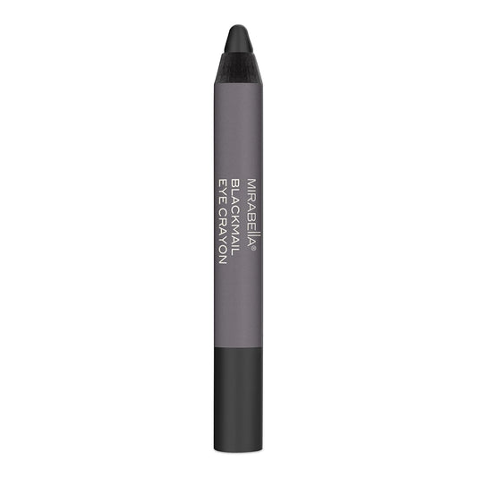 Mirabella Blackmail Retractable Eye Crayon – Waterproof Jumbo Eye Pencil & Cream Eyeshadow Stick, Long-Wear Black Eyeshadow for Women