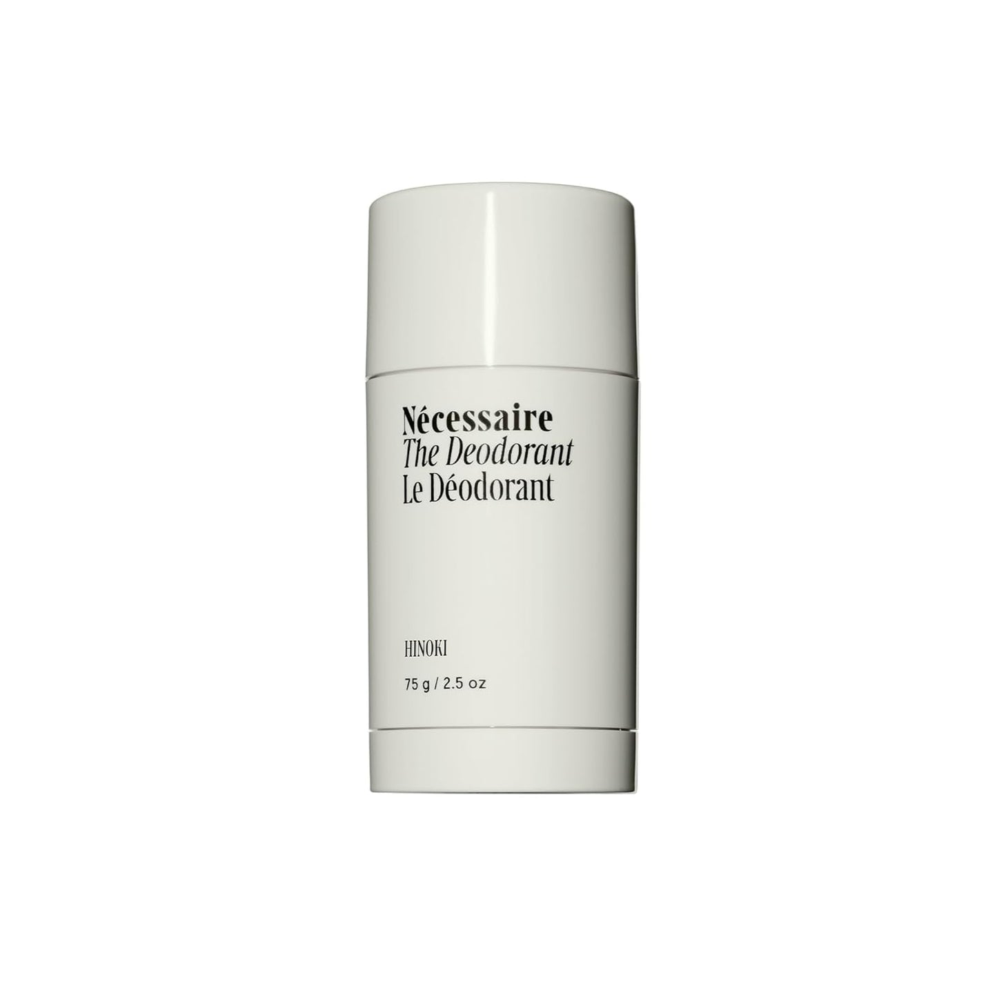 Nécessaire The Deodorant Hinoki | Natural Aluminum Free Deodorant For Women & Men. Extra Strength Treatment with Mandelic Acid. Free of Baking Soda, Ozokerite & Parabens (75 g/2.5 oz)