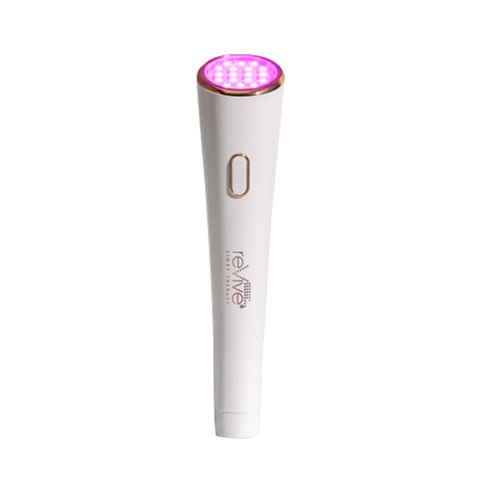 reVive Lux Collection Glo Aging & Acne Device, FDA-Cleared & Medspa-Quality Blue Light, Red, Amber & Infrared Acne Tools, Science-Backed LED Light Therapy Products