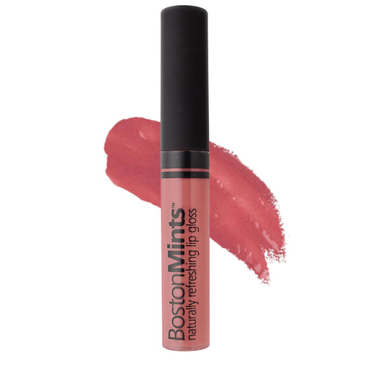Plum Island Sand Lip Gloss (.25oz) -Vegan, gluten-free, cruelty-free formula with Aloe, Vitamins C & E, and a refreshing hint of spearmint extract for soft and hydrated lips.