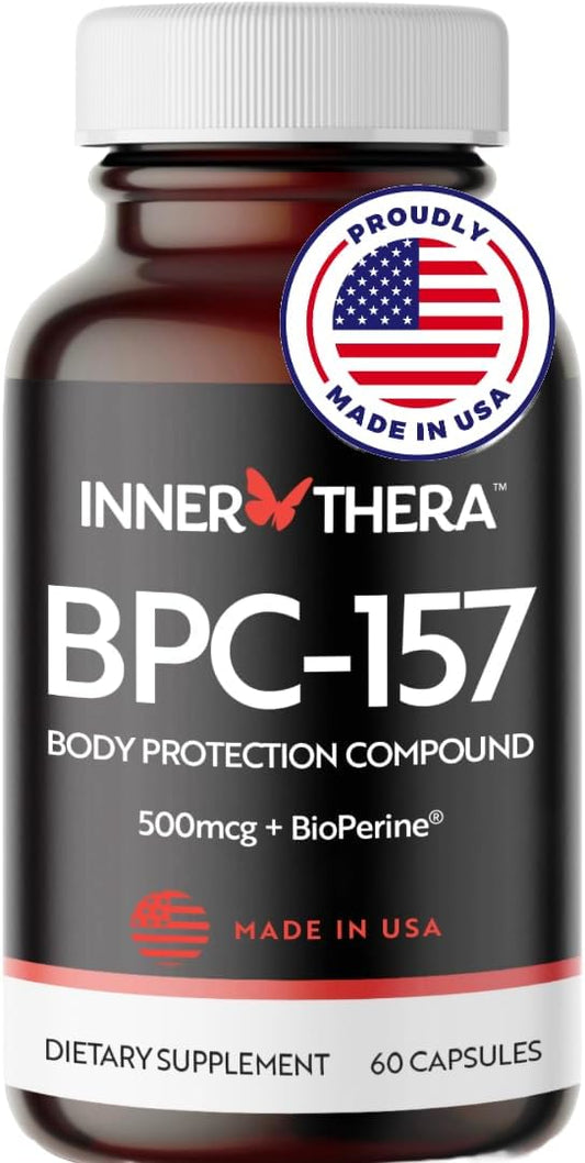 Extra-Strength Pro Body Protection 157 Capsules - 500mcg (Proudly Made in USA) - 2 Month Supply - Muscle Health - Tissue Health - Gut Health - Rapid Recovery - Strength and Wellness - 60 Capsules