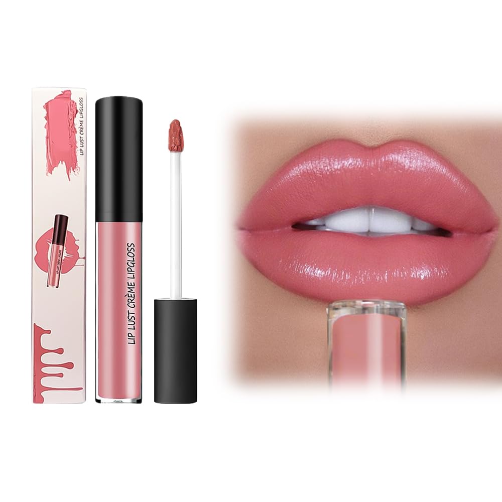 12 Colors Cream Texture Lipstick, 2025 Upgraded Lip Stain Long Lasting Waterproof, Non-Sticky Lip Staining Oil Lip Gloss (4)