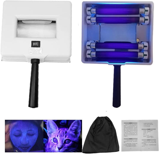Wood‘s Lamp - Handheld Facial Skin Care Analyzer,Home Salon Equipment, Wood Lamp for Cat Dog Test Pets Urine