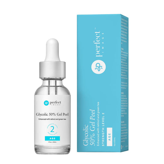 Glycolic Acid 50% Gel Peel - Enhanced with Retinol & Green Tea Extract (Professional Skin Peel)1 ounce