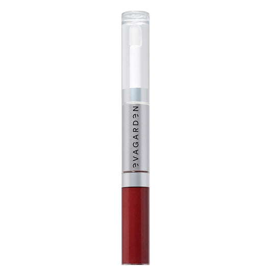 EVAGARDEN Ultra Lasting Lipstick - With Moisturizing Gloss - Long Wear, Perfect Adherence and Color Diffusion - Fast Drying and No-Transfer Effect - Non-Sticky Finish - 717 Crimson Red - 0.13 oz