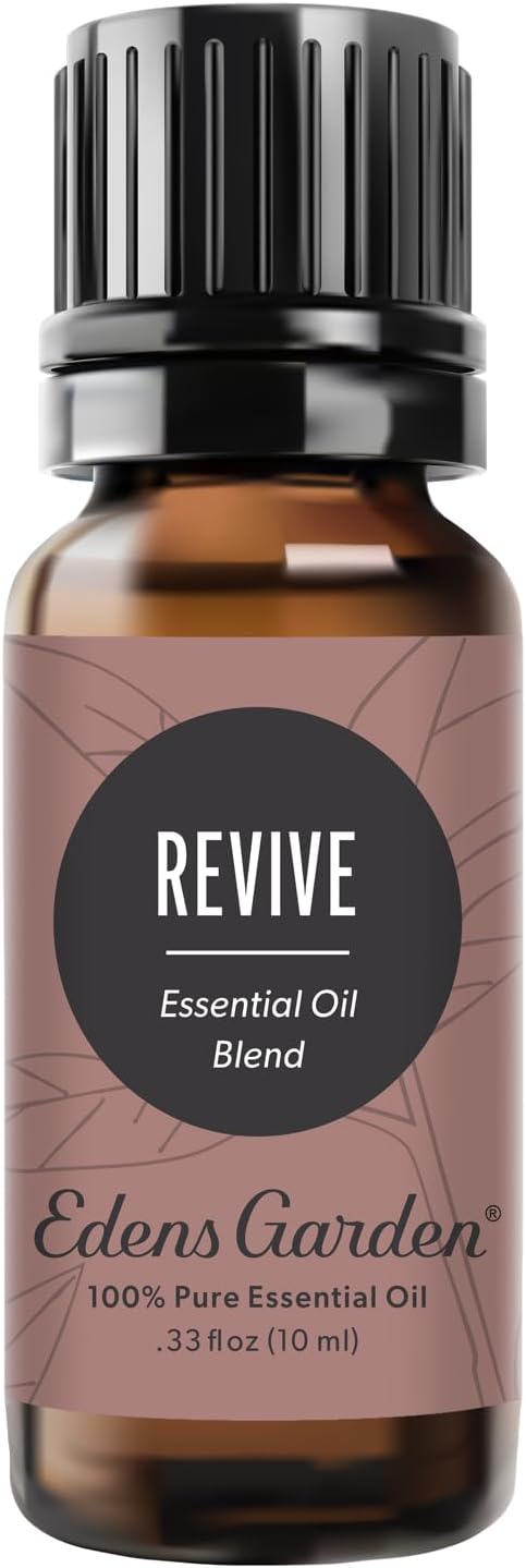 Edens Garden Revive Essential Oil Blend – 100% Pure & Undiluted Aromatherapy Oil for Diffusers, Self-Care & Home Use, 10 ml (.33 fl oz)