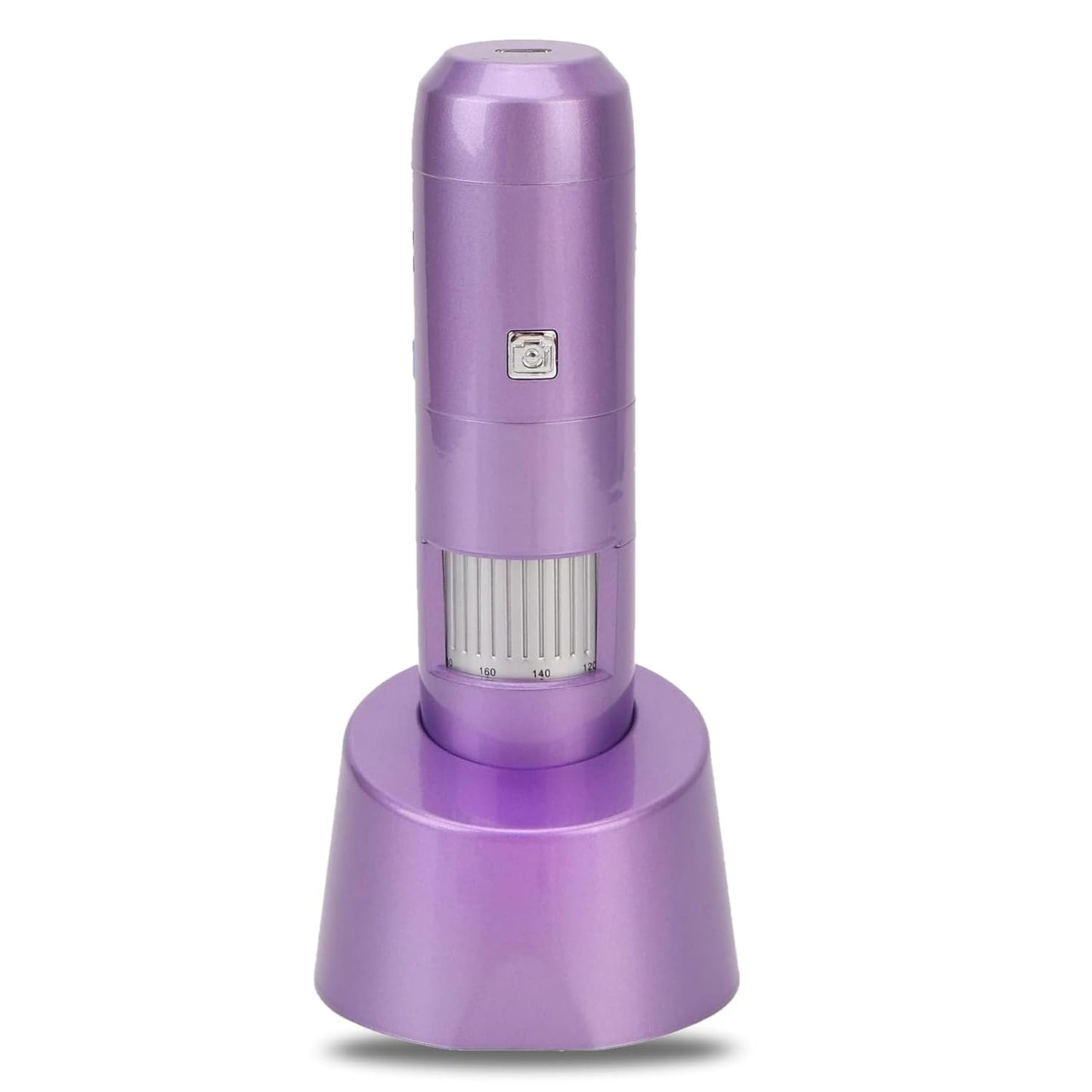 Scalp Analyzer Device, 5 To 200X Portable LED Intelligent Hair Analyser Machine Skin Pigment Tester Analysis Scanner for Salon