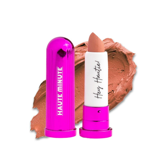 Mini 4Ever Haute Lipstick – Nude Lipstick Long Lasting, Bold Satin Finish, Vegan, Cruelty-Free - Clean & Natural, Travel-Friendly Lip Color (SUS)