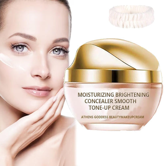 Detroitrain Sunny Cream Concealer and Foundation,Moisturizing Brightening Concealer Smooth Tone up Cream,Ownawant Crema De Maquillaje Coreana,Corrector Iluminador Hidratante Crema Tónica (1PC)