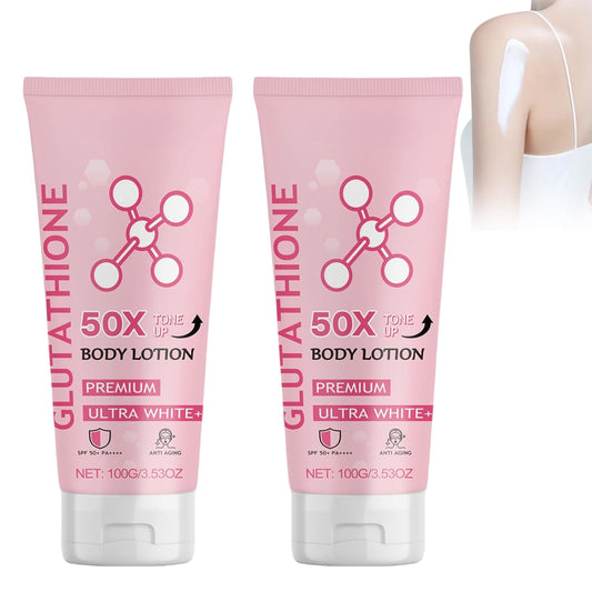 Glutathione 50x Tone Up Body Lotion, Glutathione Body Lotion, Glutathione Lotion, Glutathione cream (2PCS)