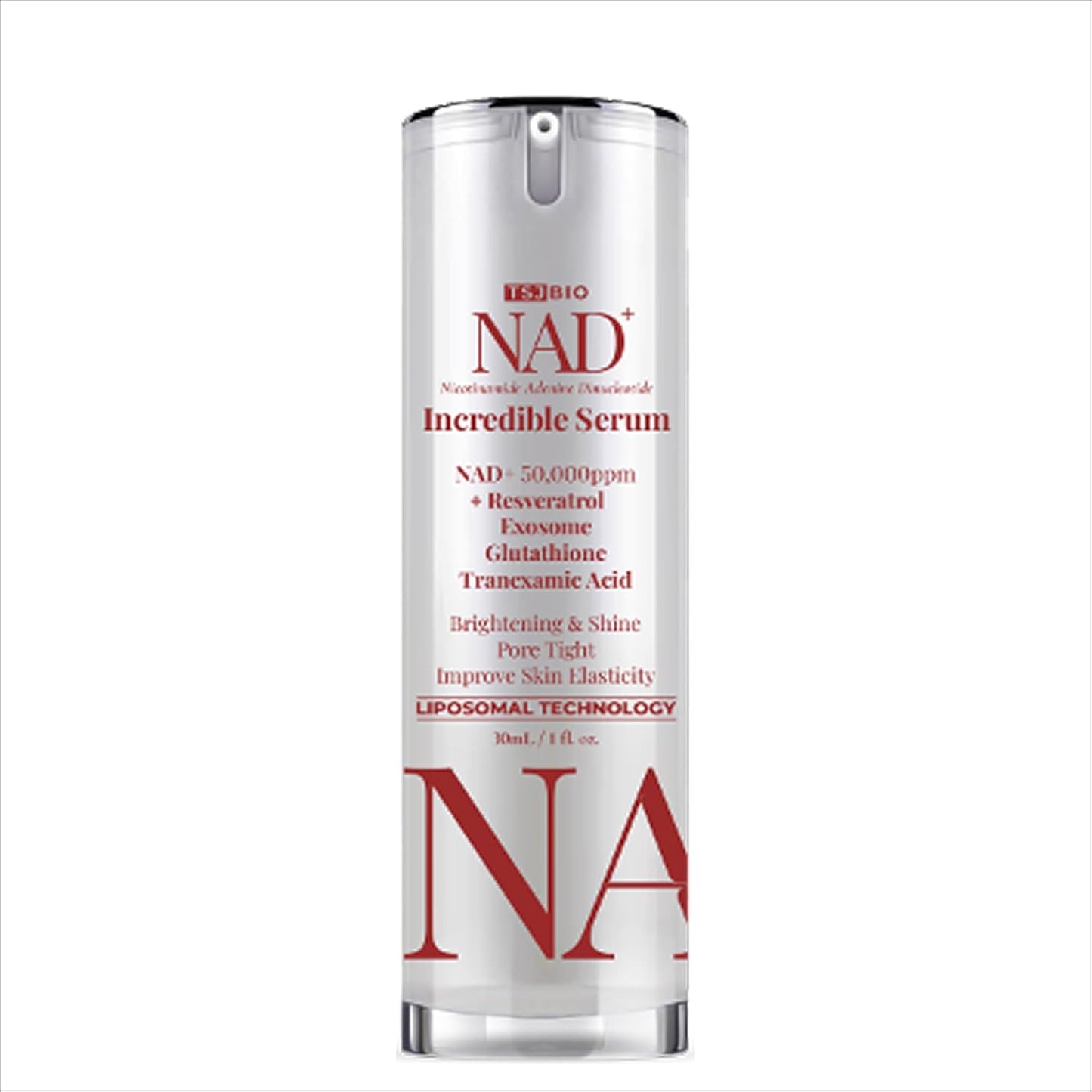 NAD+ Brilliant Brightening Serum - Advanced Formula with NAD+ 50,000PPM, Resveratrol, Exosomes, Glutathione & Tranexamic Acid