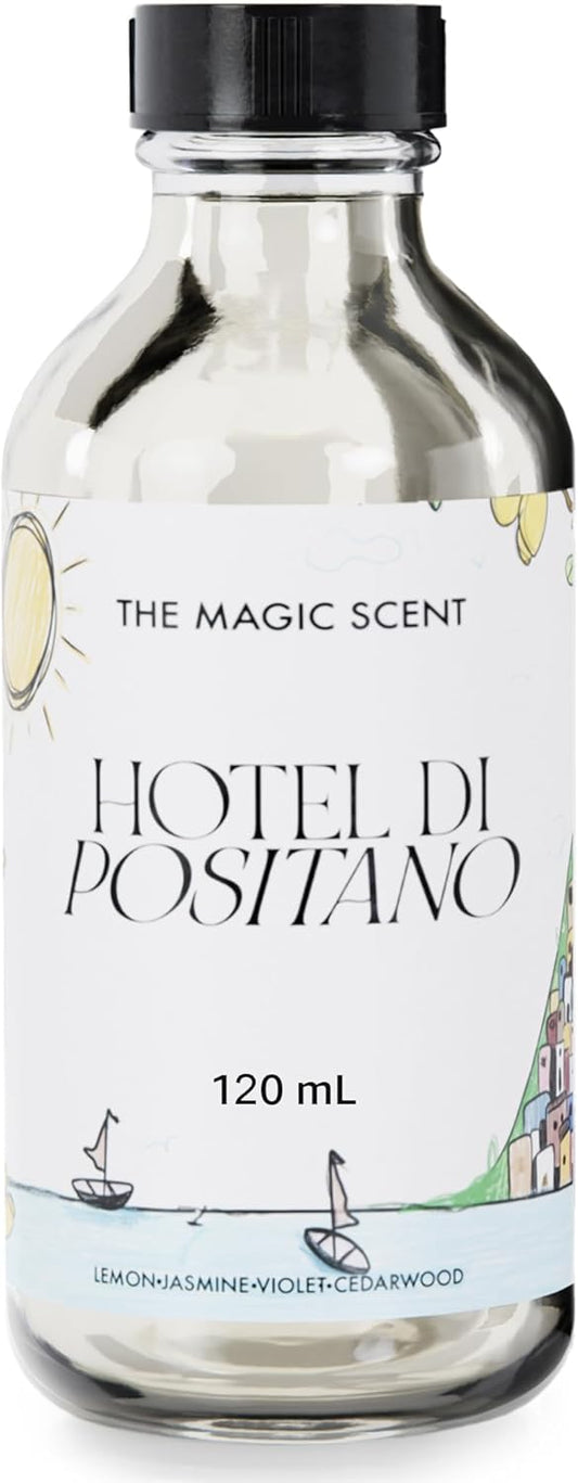 The Magic Scent Hotel Di Positano Diffuser Oil Scent - Cold-Air & Ultrasonic Fragrance Oil for Diffuser Inspired by Amalfi Coast, Italy - Essential Oils for Diffusers Aromatherapy - 4 fl oz, 120 mL