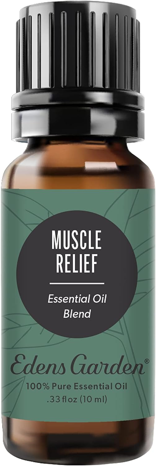 Edens Garden Muscle Relief Essential Oil Blend- 100% Pure Premium Grade, Undiluted, Natural, Therapeutic, Aromatherapy, The Best for Diffusing, Skin, Face, Humidfiers 10 ml (.33 fl oz)