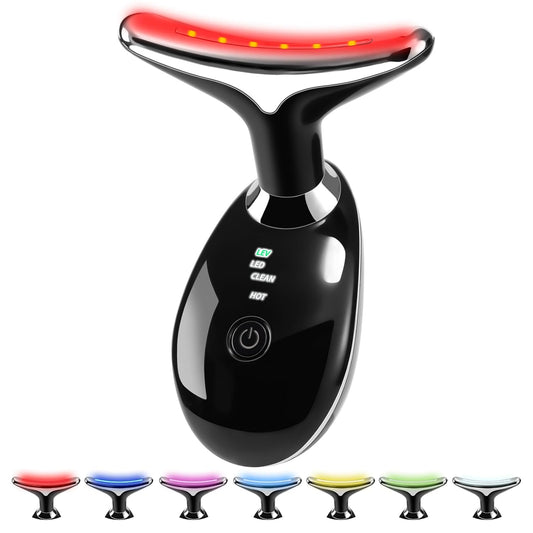JURP 7-in-1 Red-Light-Therapy-for-Face and Neck, Face Neck Massager for Daily Skin Care Routine, Skin Care Tool