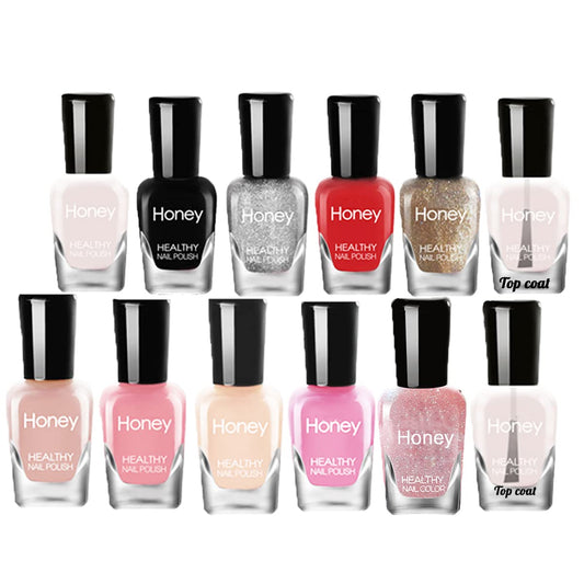 Non Toxic Nail Polish Set, Easy Peel Off and Fast Dry Nail Polish Set for Women,Teens (12 Bottles, 5ML)