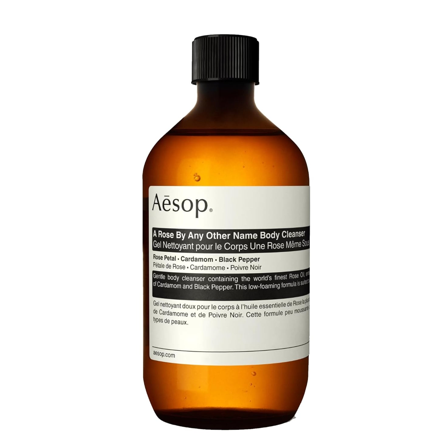 Aesop A Rose By Any Other Name Body Cleanser Refill | Gentle Body Cleanser with Rose Petal Oil & Skin-Softening Botanicals | 16.9 oz / 500mL