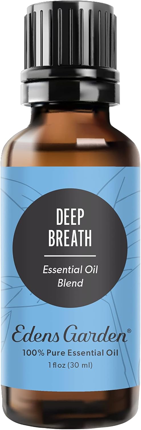 Edens Garden Deep Breath Essential Oil Blend- 100% Pure Premium Grade, Undiluted, Natural, Therapeutic, Aromatherapy, The Best for Skin, Humidifiers, Candle 30 ml (1 fl oz)