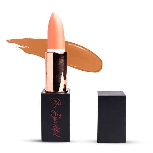 lipstick provides smooth application, hydration and moisture to the lips with long lasting wear, non-sticky, glides on,provides maximum color organic shea butter (hazel)