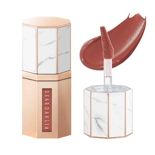 DEARDAHLIA Paradise Dream Velvet Lip Mousse (Cosy) - Vegan Soft-Matte Lip Tint with Lightweight, Buildable, Long-Lasting Color, Whipped Mousse Texture. Cruelty-Free. 0.21 Fl oz