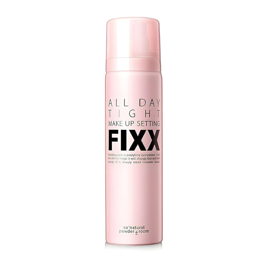 SONATURAL All Day Tight Make Up Setting Fixer – Award-Winning Makeup Setting Spray, Ultra-Fine Mist for Long-Lasting Wear – With Centella, Tea Tree & Lemon Extracts – Korean Skincare, 2.53 fl oz