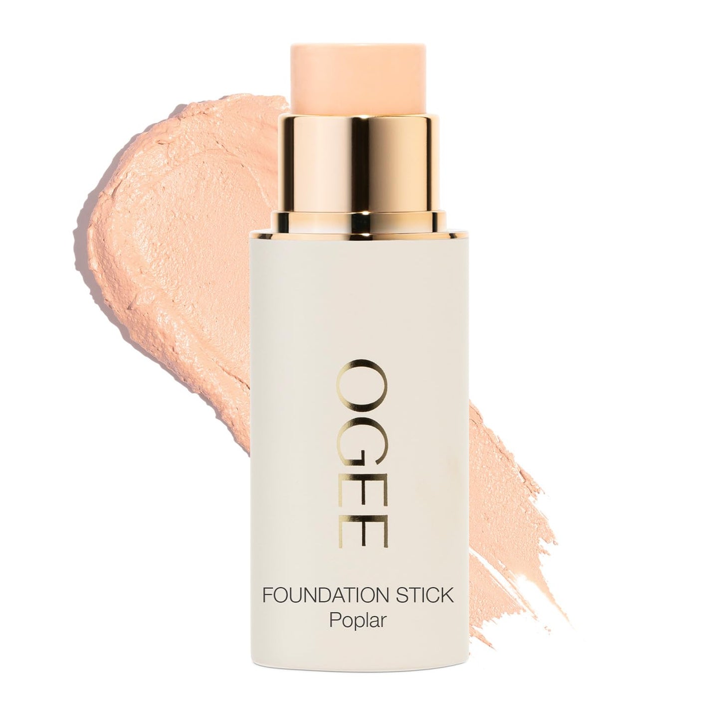 Ogee Sculpted Complexion Foundation Stick (Poplar 0.10C Fair, White-Pink Undertones) Full Coverage Foundation Makeup - Instantly Balance & Even Complexion - 70% Organic Ingredients