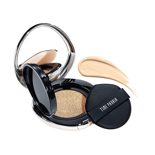 TIMELESS LUMINA MATTE PERFECTION CUSHION | Full Coverage, Weightless, Skin fit, Velvety Matte Finish, Oil-Control Waterproof Fondation, Sweatproof Flawless BB Cream CC (00 BARE)