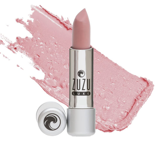 Zuzu Luxe Lip Color Lipstick (Sandstorm - Soft Topaz/Cool Crème), Natural Ultra-Hydrating Lipstick, Paraben Free, Vegan, Gluten-free, Cruelty-free, Non GMO, 0.13 oz
