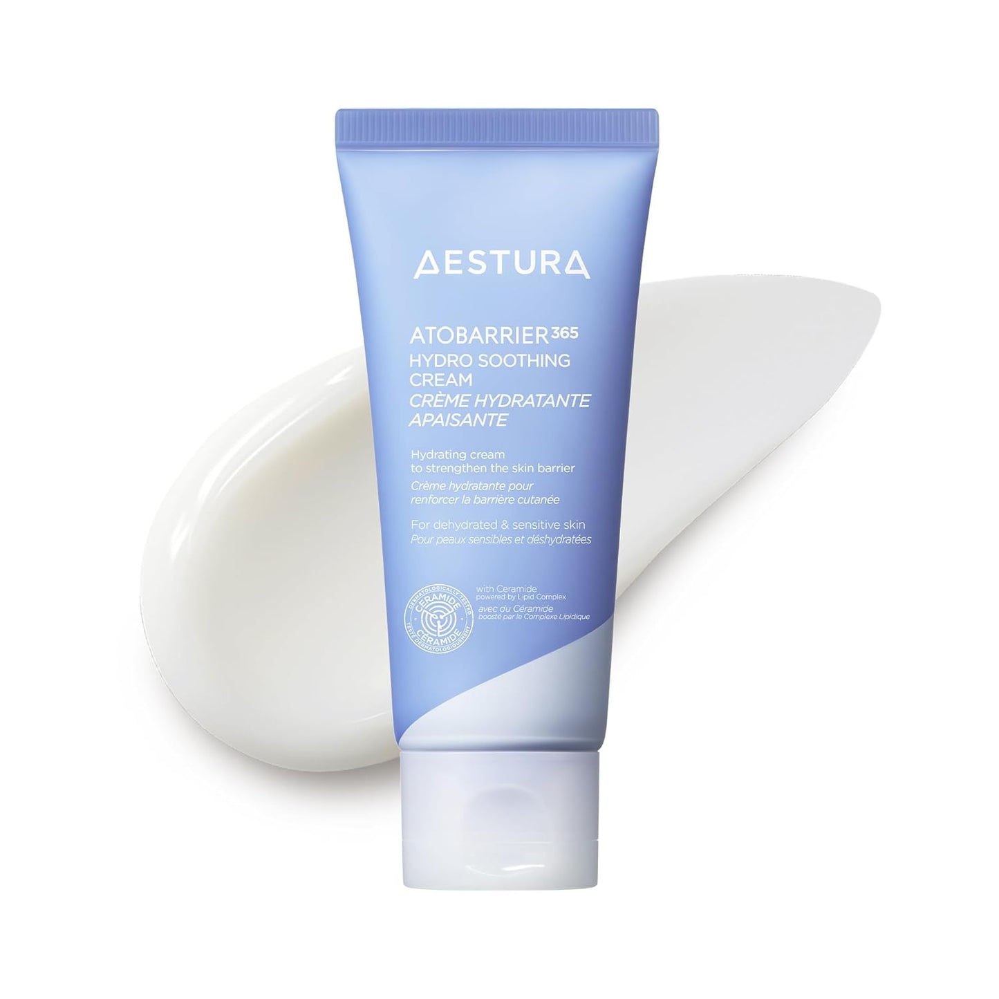 AESTURA ATOBARRIER365 Hydro Soothing Gel Cream Moisturizer with Ceramides for Moisture Barrier Repair | Lightweight Hydration, Instant Cooling, Suitable for Sensitive Skin, 60ML / 2.03 fl.oz.