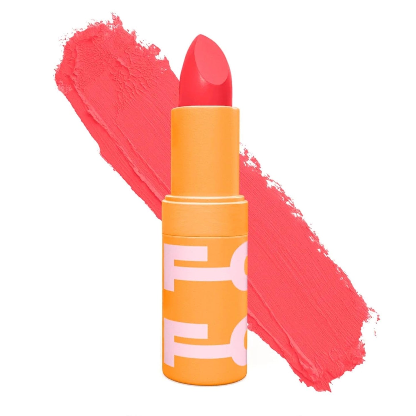 BEAUTY. FOR. CERTAIN. Deluxe Lipstick | #55 Vibrant Coral | Long-Lasting, Extra-Matte Finish, Silky Smooth (0.13 fl oz)