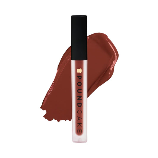 Pound Cake Cake Batter Liquid Lipstick – Long-Lasting, Semi-Matte Liquid Lipstick – Hydrating, High-Pigment Lip Stain with Avocado Oil – Shades for All Skin Tones – 0.13 oz, (Rum)
