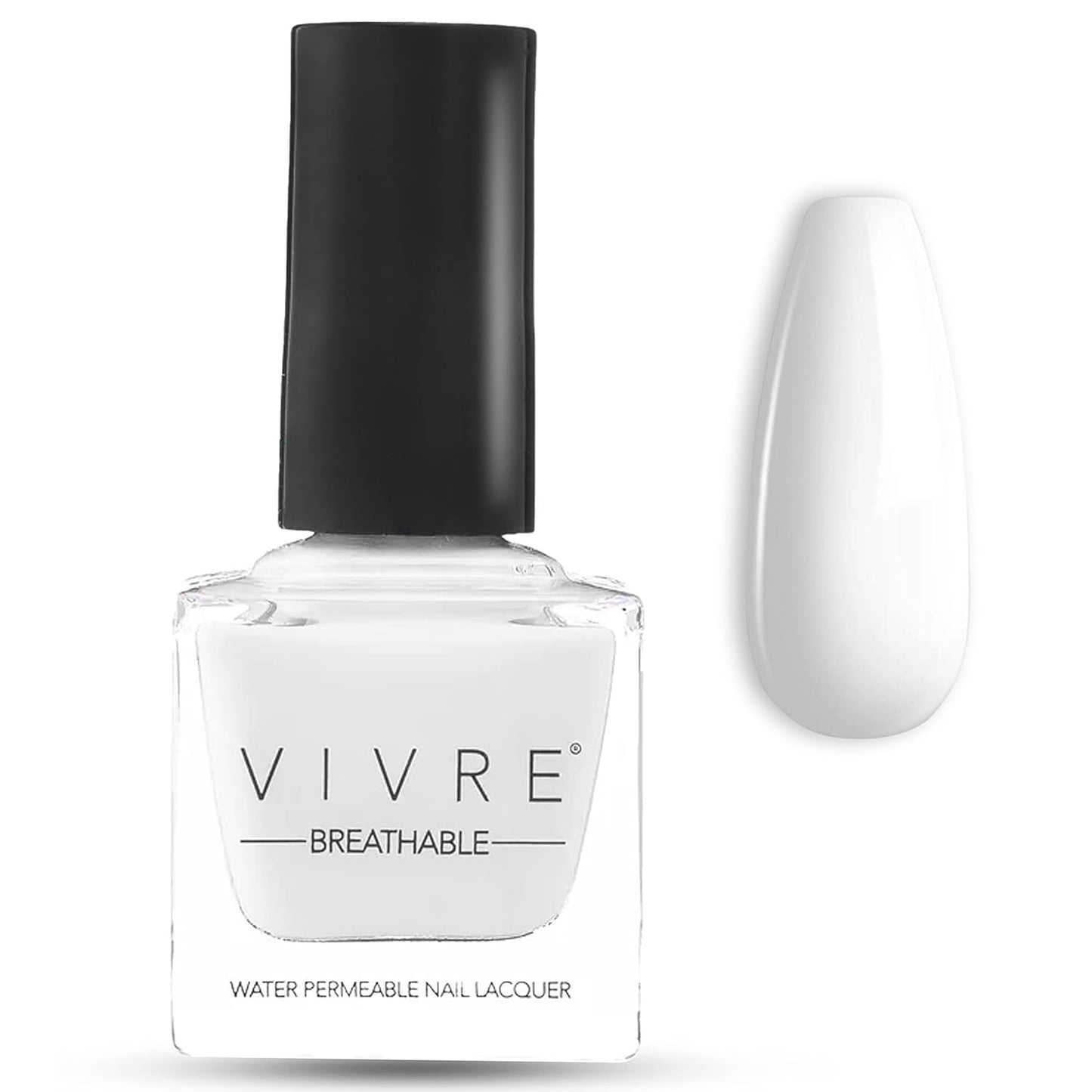 VIVRE Cosmetics Nail Polish, Quick Dry and Shiny, Halal, Vegan and Non Toxic, Long Lasting, Certified Breathable and Water Permeable - Soft Serve For Two