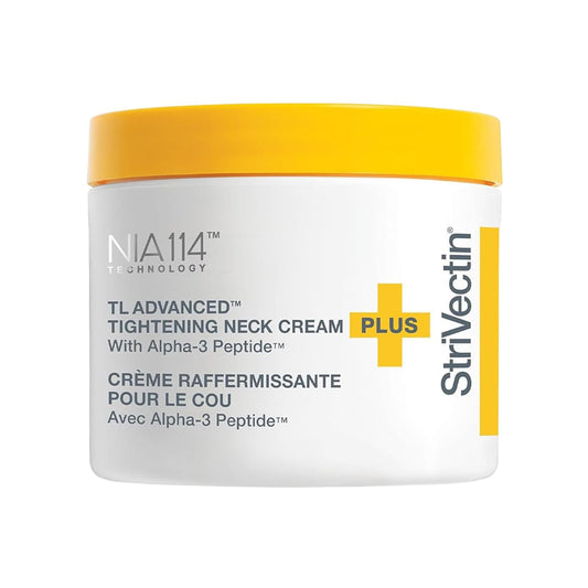 StriVectin TL Advanced Tightening Neck Cream PLUS - 3.4 oz - Tighten and Lift Neck Cream, Visibly Reduces Sagging and Crepey Skin, Improves Décolleté Lines and Wrinkles for Smooth, Youthful Skin